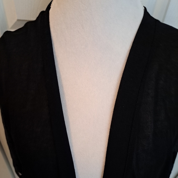 NWT Molly Bracken Black Lace Open Front Cardigan   Size 1X - Picture 9 of 10